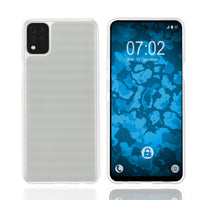 PhoneNatic Case kompatibel mit LG K42 - Crystal Clear Silikon Hülle transparent