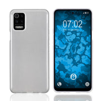 PhoneNatic Case kompatibel mit LG K52 - Crystal Clear Silikon Hülle transparent