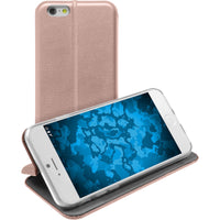 Kunst-Lederhülle für Apple iPhone 6s / 6 Etui RosÈgold + 2 S