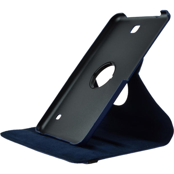 Kunst-Lederhülle für Samsung Galaxy Tab 4 8.0 360∞ blau + 2