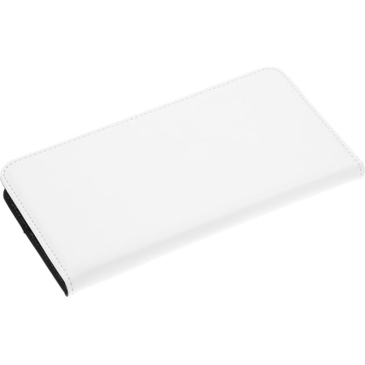 Kunst-Lederhülle für Huawei Honor 5X Book-Case weiﬂ + 2 Schu
