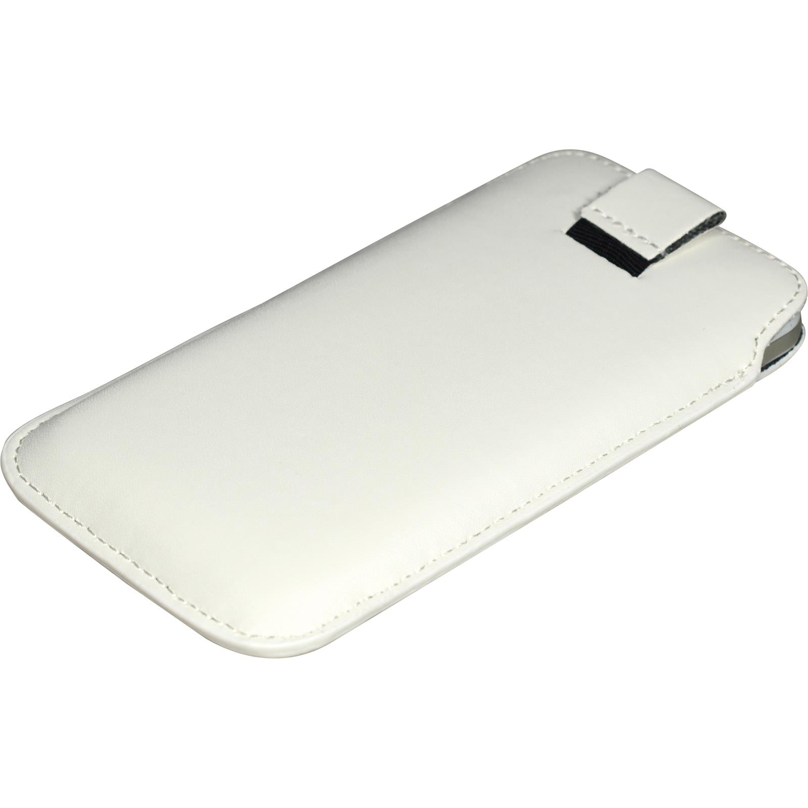 Kunst-Lederhülle für LG Optimus 4X HD P880 Tasche weiß + 2 S