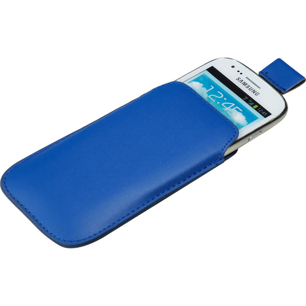 Kunst-Lederhülle für Samsung Galaxy S3 Mini Tasche blau Cove