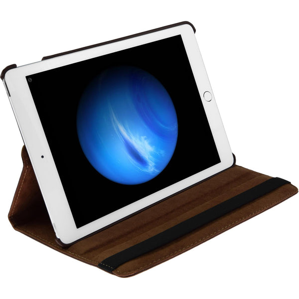 Kunst-Lederhülle für Apple iPad Pro 12.9 (2017) 360∞ braun +