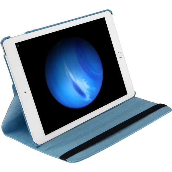 Kunst-Lederhülle für Apple iPad Pro 12.9 (2017) 360∞ hellbla