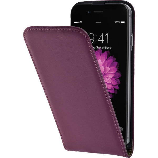 Kunst-Lederhülle für Apple iPhone 6s / 6 Flip-Case pink + 2