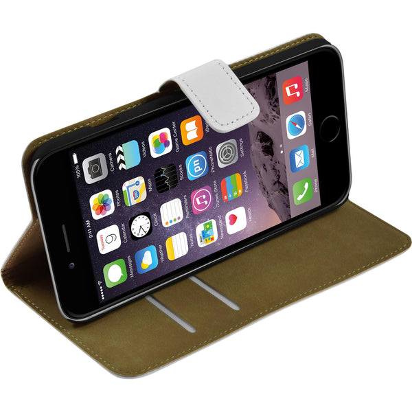 Kunst-Lederhülle für Apple iPhone 6 Plus / 6s Plus Wallet we