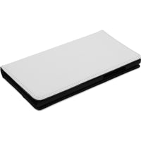Kunst-Lederhülle für BlackBerry Leap Book-Case weiß + 2 Schu
