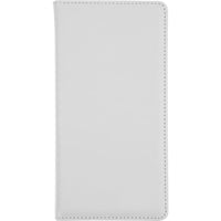 Kunst-Lederhülle für HTC One A9 Book-Case weiﬂ + 2 Schutzfol