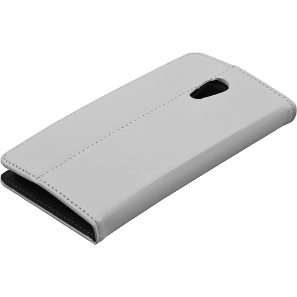 Kunst-Lederhülle für Motorola Moto G 2014 2. Generation Book