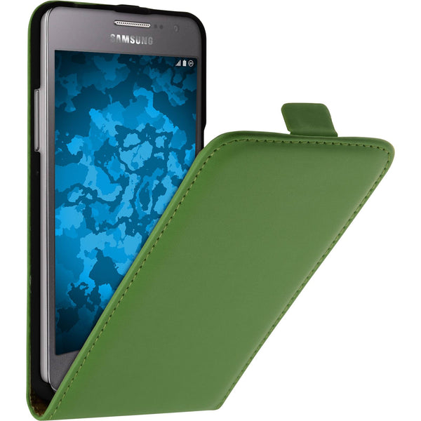 Kunst-Lederhülle für Samsung Galaxy Grand Prime Flip-Case gr