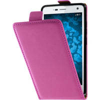 Kunst-Lederhülle für ZTE Blade L3 Flip-Case pink Cover