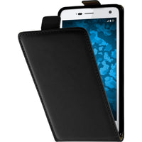 Kunst-Lederhülle für ZTE Blade L3 Flip-Case schwarz Cover