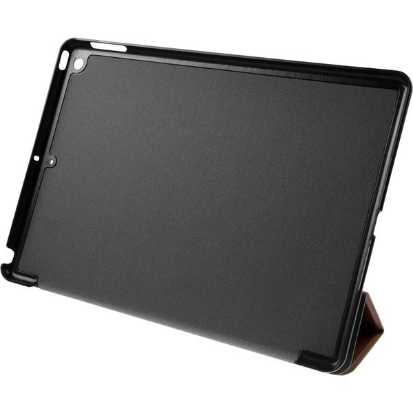 Kunst-Lederhülle für Apple iPad 9.7 2017/2018 Tri-Fold braun