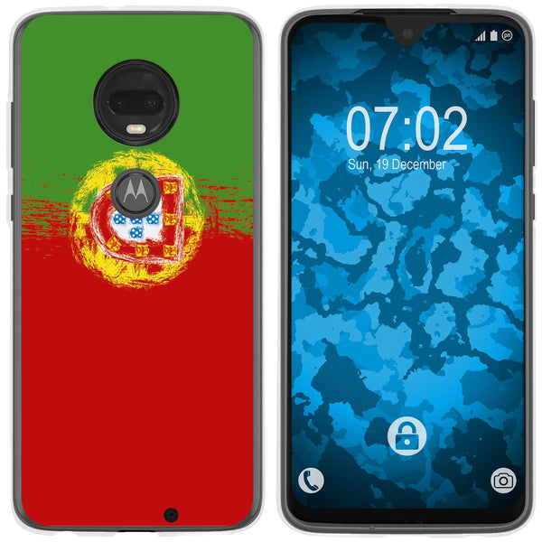 Moto G7 Plus Silikon-Hülle WM Portugal M8 Case