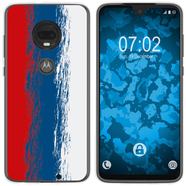 Moto G7 Silikon-Hülle WM Russland M9 Case