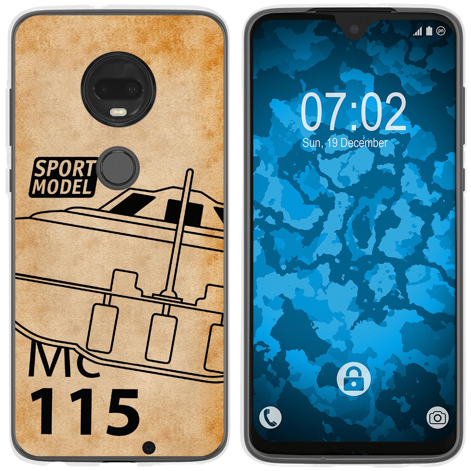Moto G7 Plus Silikon-Hülle Space U.F.O. M1 Case
