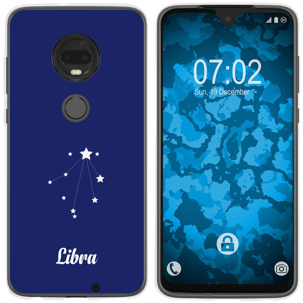 Moto G7 Plus Silikon-Hülle SternzeichenLibra M9 Case