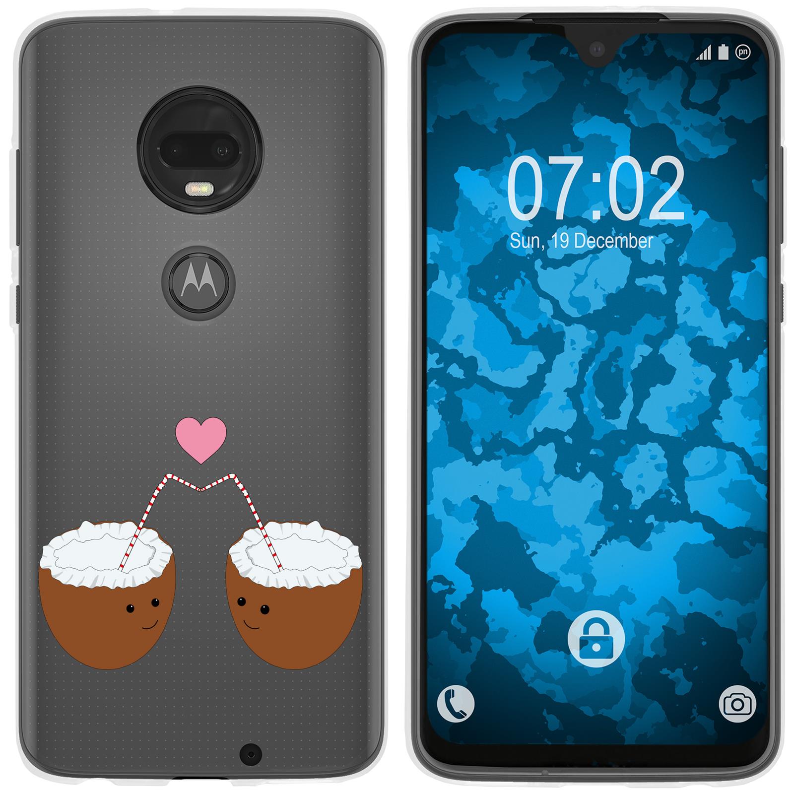 Moto G7 Silikon-Hülle Sommer Coconuts M3 Case