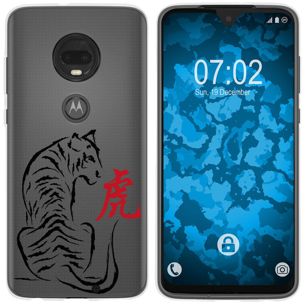 Moto G7 Plus Silikon-Hülle Tierkreis Chinesisch M3 Case