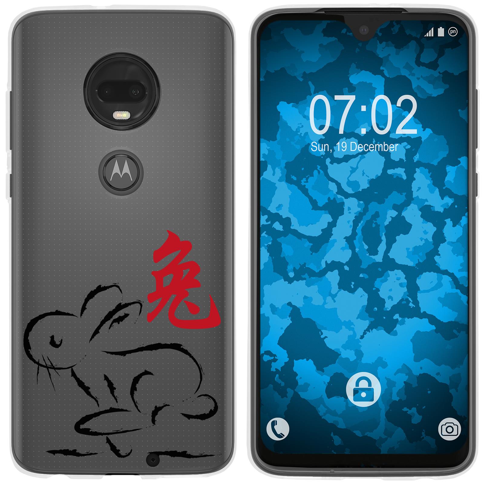 Moto G7 Silikon-Hülle Tierkreis Chinesisch M4 Case