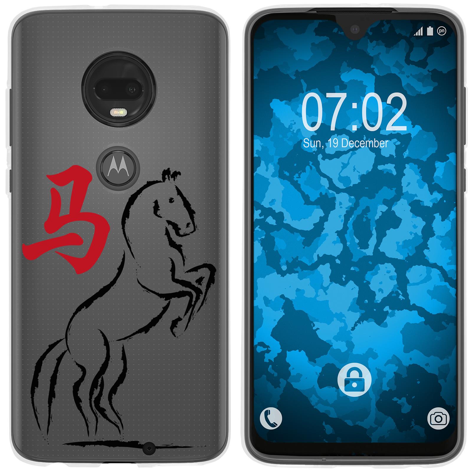 Moto G7 Silikon-Hülle Tierkreis Chinesisch M7 Case