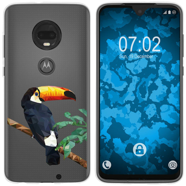 Moto G7 Silikon-Hülle Vektor Tiere Tucan M5 Case