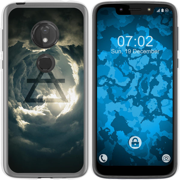 Moto G7 Play Silikon-Hülle Element Luft M1 Case