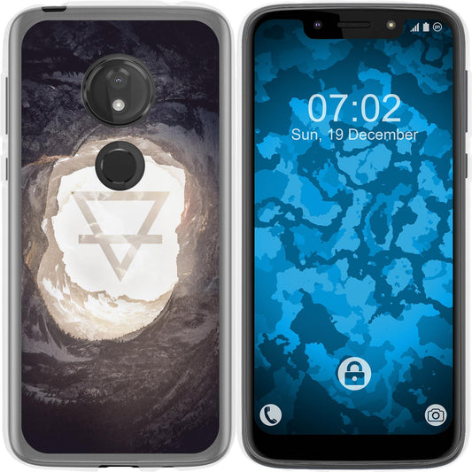 Moto G7 Play Silikon-Hülle Element Erde M2 Case