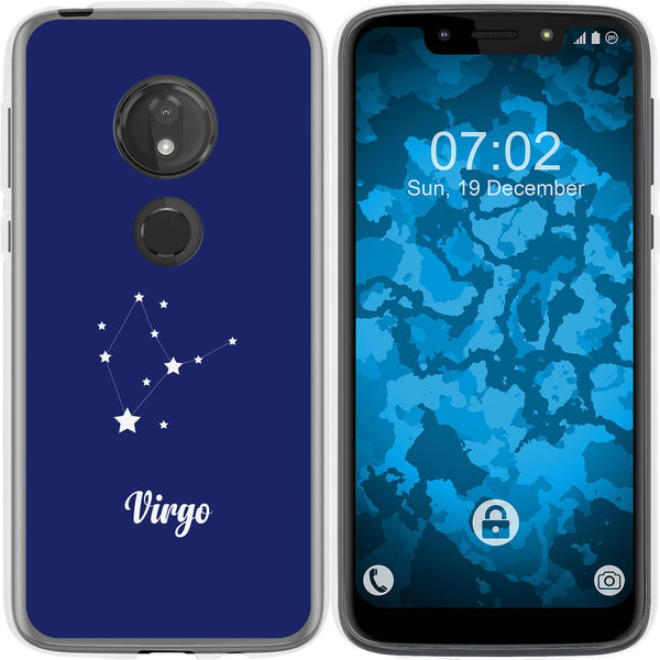 Moto G7 Play Silikon-Hülle SternzeichenVirgo M2 Case