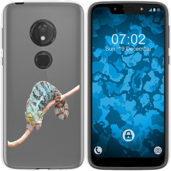 Moto G7 Play Silikon-Hülle Vektor Tiere Camelion M7 Case
