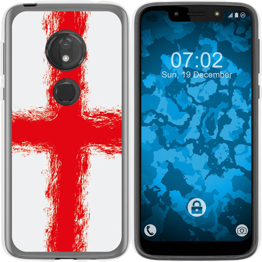 Moto G7 Play Silikon-Hülle WM England M4 Case