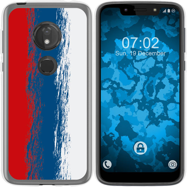 Moto G7 Play Silikon-Hülle WM Russland M9 Case