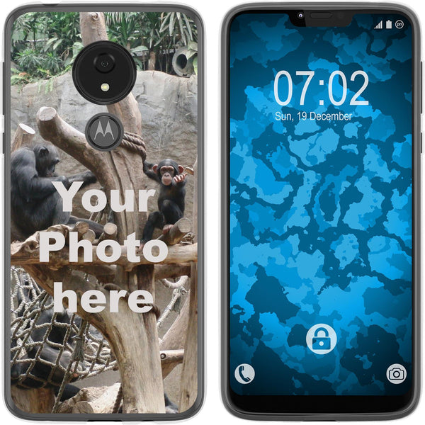 Moto G7 Power Personalisierte Handyhülle  clear zum selbst
