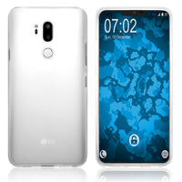 PhoneNatic Case kompatibel mit LG G7 ThinQ - clear Silikon Hülle matt Cover