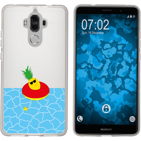 Mate 9 Silikon-Hülle Sommer Ananas M2 Case