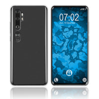 PhoneNatic Case kompatibel mit Xiaomi Mi Note 10 Pro - Crystal Clear Silikon Hülle crystal-case Cover
