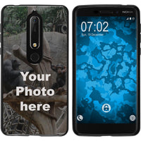 Nokia 6.1 (2018) Personalisierte Handyhülle  schwarz zum se