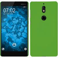 Hardcase für  Nokia 7 gummiert grün