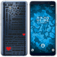 Nokia 9 PureView Silikon-Hülle in Love Wörter M4 Case