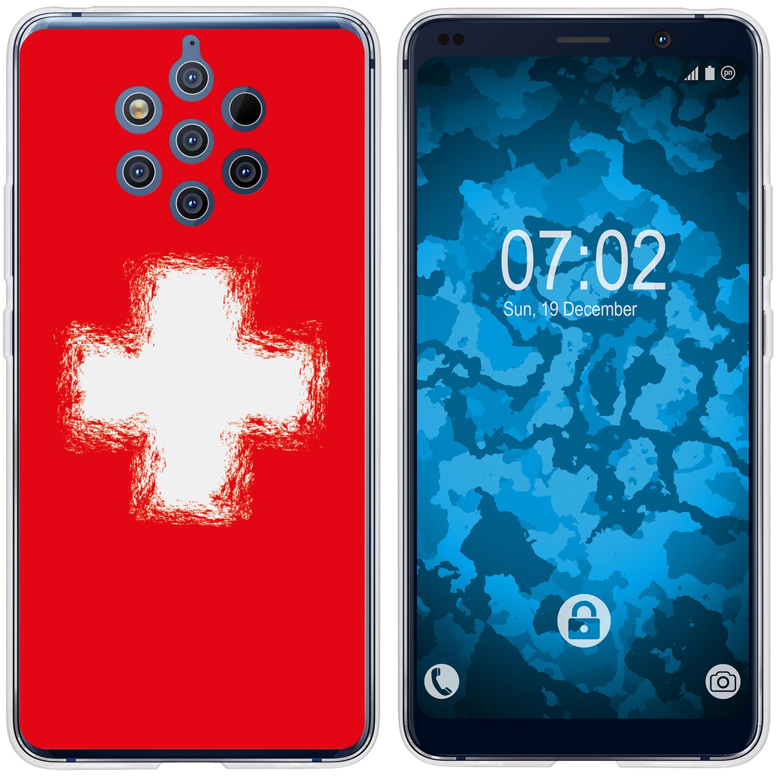 Nokia 9 PureView Silikon-Hülle WM Schweiz M10 Case