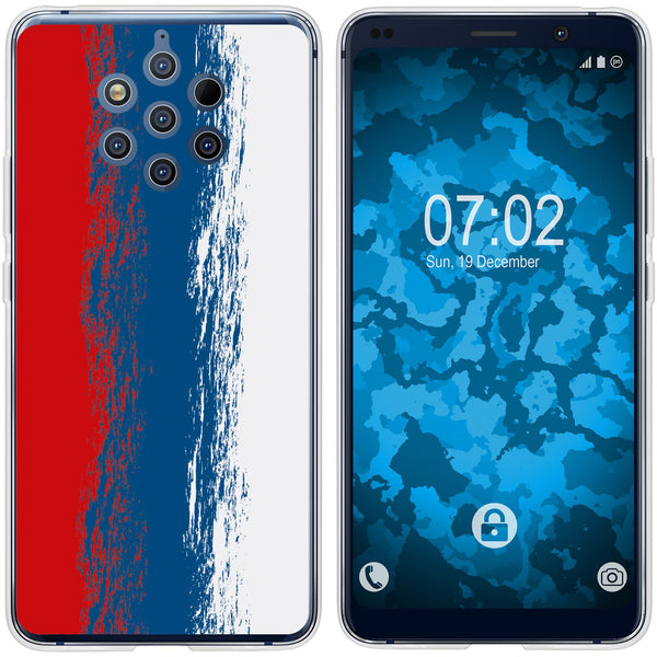 Nokia 9 PureView Silikon-Hülle WM Russland M9 Case