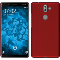 Hardcase für  Nokia 9 gummiert rot