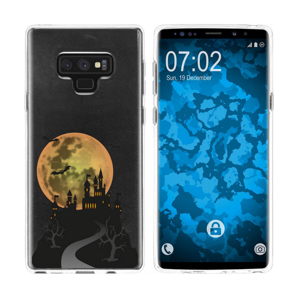 Galaxy Note 9 Silikon-Hülle Herbst Spukschloss M4 Case
