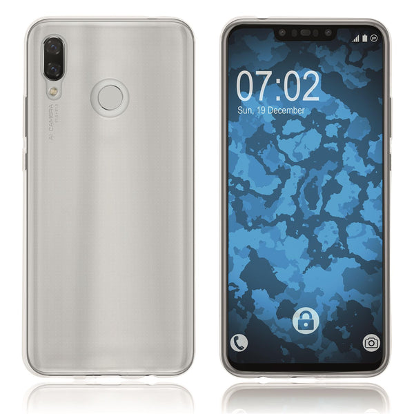 PhoneNatic Case kompatibel mit Huawei Nova 3 - Crystal Clear Silikon Hülle transparent Cover