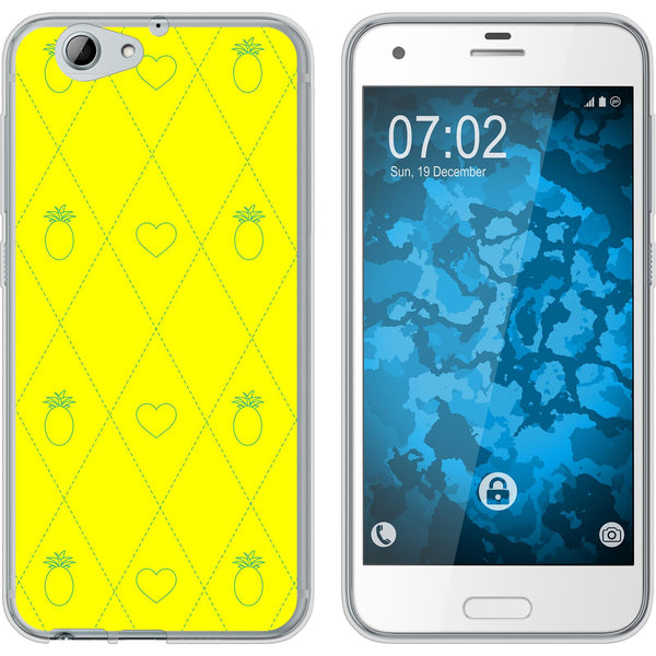 One A9s Silikon-Hülle Sommer Ananas M1 Case