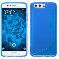 PhoneNatic Case kompatibel mit Huawei P10 Plus - blau Silikon Hülle S-Style Cover