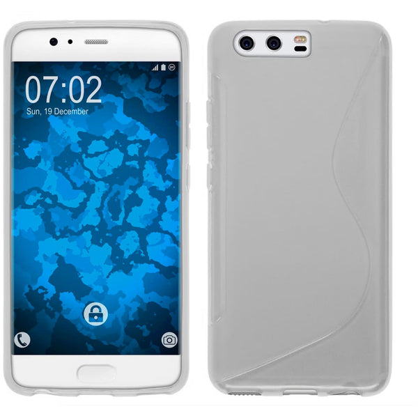PhoneNatic Case kompatibel mit Huawei P10 Plus - clear Silikon Hülle S-Style Cover