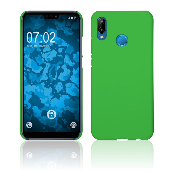 Hardcase für Huawei P20 Lite gummiert grün