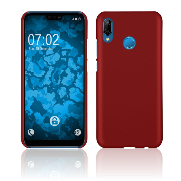 Hardcase für Huawei P20 Lite gummiert rot